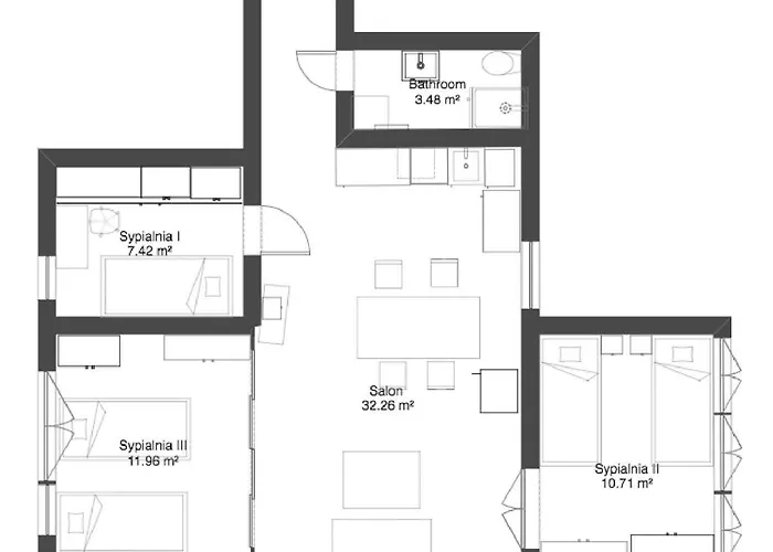 Sunhouse 300 M Beach, 50 M Monte Cassino Appartamento Sopot